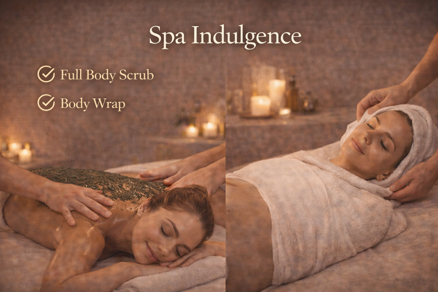 Full Body Scrub + Body Wrap